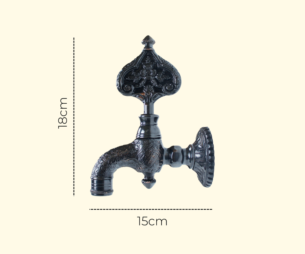 Ottoman Hamam Taps cover by black